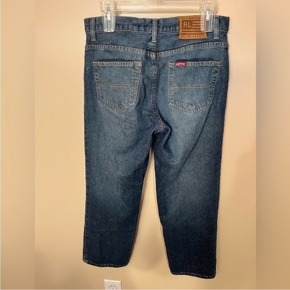 Polo Ralph Lauren Women's Cropped Saturday Jeans in Dark Blue Sz 6